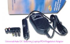 Universal ( SDR-70W) DC Switching Mode Regulated Adaptorfor Notebook Computer and PDA from Car/w  - Best Universal ( SDR-70W) DC Switching Mode Regulated Adaptorfor Notebook Computer and PDA from Car/w 