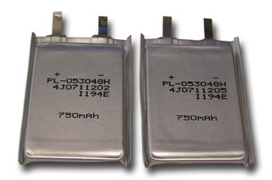  click here for more info on: 2 pcs Mini Prismatic Polymer Li-Ion Battery,3.7V, 750mAh (48x30x3 t mm) for Micro RC Car or Device