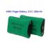 Two Motorola PTnn-4055A 3.6V 550mAh NiMH Pager Batteries