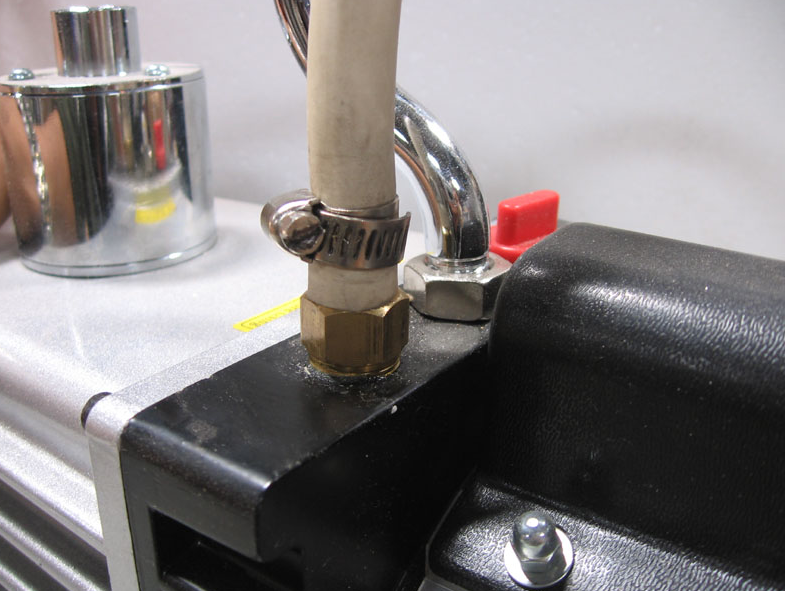 Double Step Rotary Vane Vacuum Pump, 226L/m, with Exhaust Filter & KFD25 Inlet EQ2TW4C